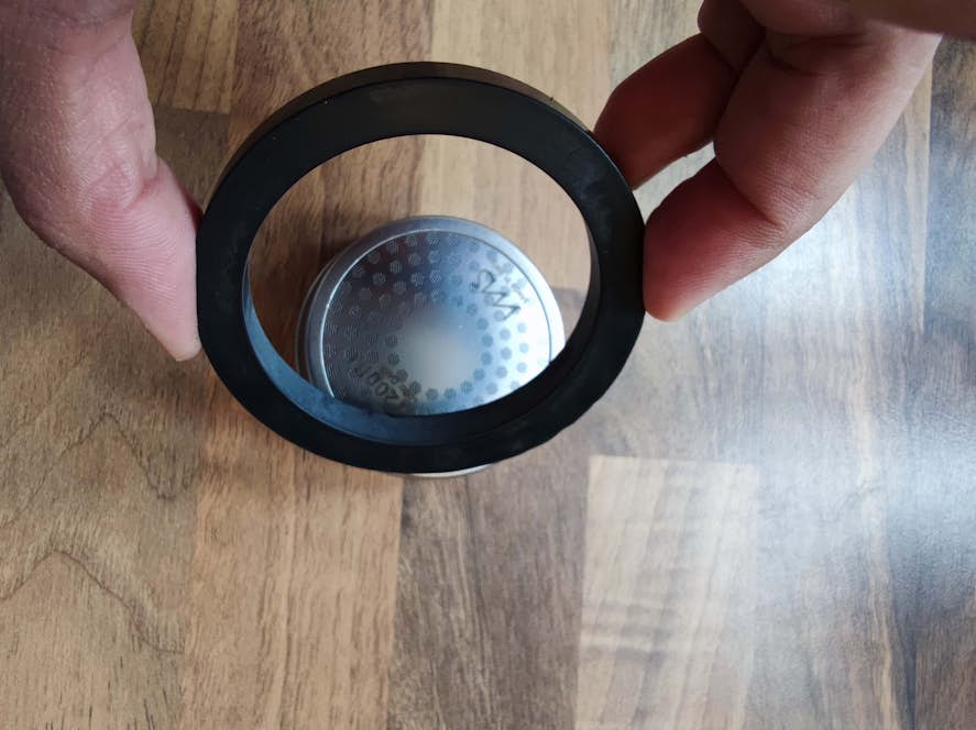 Eckige Kante des Dichtungsrings