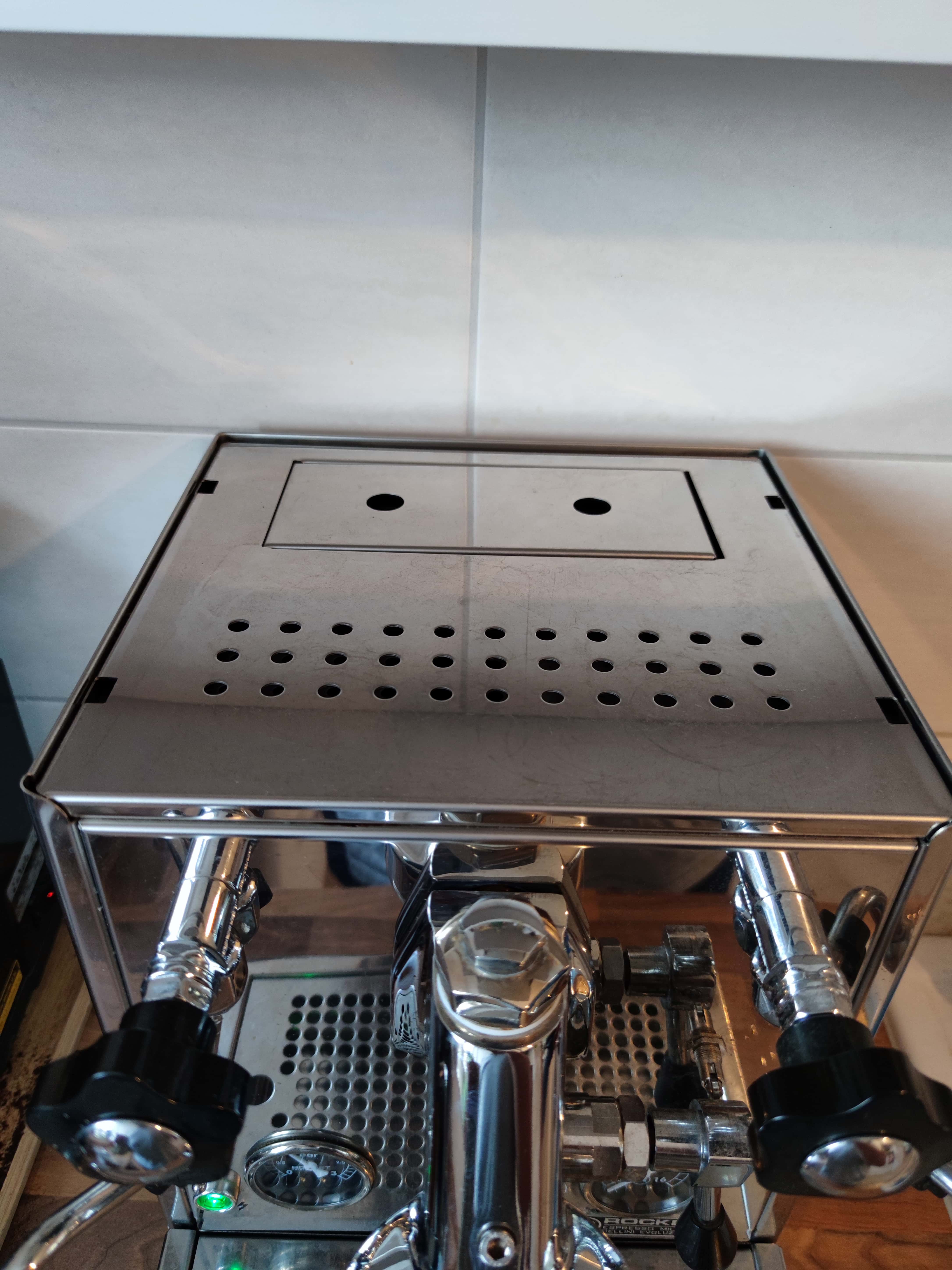 Frisch gewischte Tassenauflage