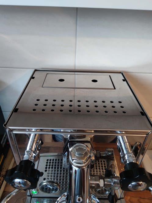 Frisch gewischte Tassenauflage