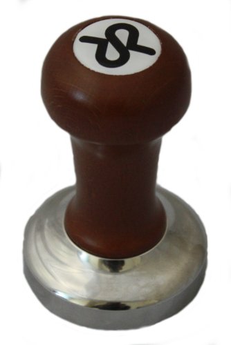 Kaffeepressscheibe Tamper Rancilio aus edlem Holz und Edelstahl
