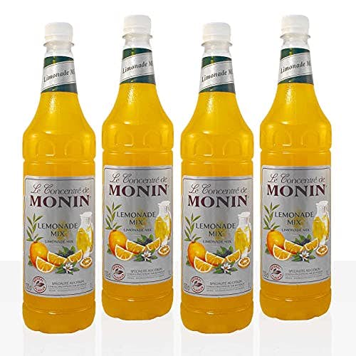 Monin Lemonade Mix Konzentrat, 4 x 1l PET-Flasche