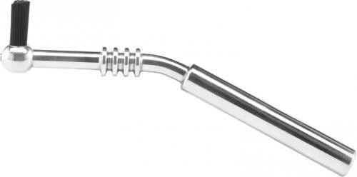 Reinigungsbürste Reinigungspinsel "Exklusiv" für Brühgruppe mit Verbrennschutz für die Finger aus Aluminium